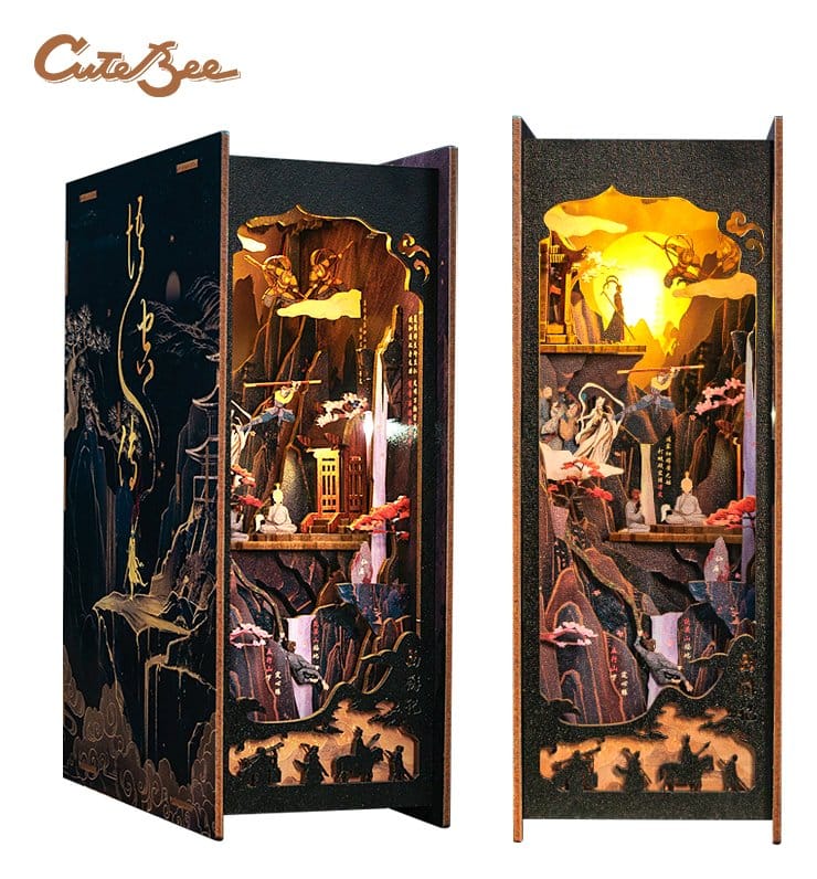 🧪 LAB | SU ORDINAZIONE Book Nook The Legend of Wukong 22 x 8 cm   