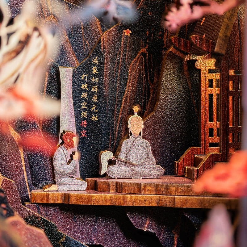 🧪 LAB | SU ORDINAZIONE Book Nook The Legend of Wukong 22 x 8 cm   