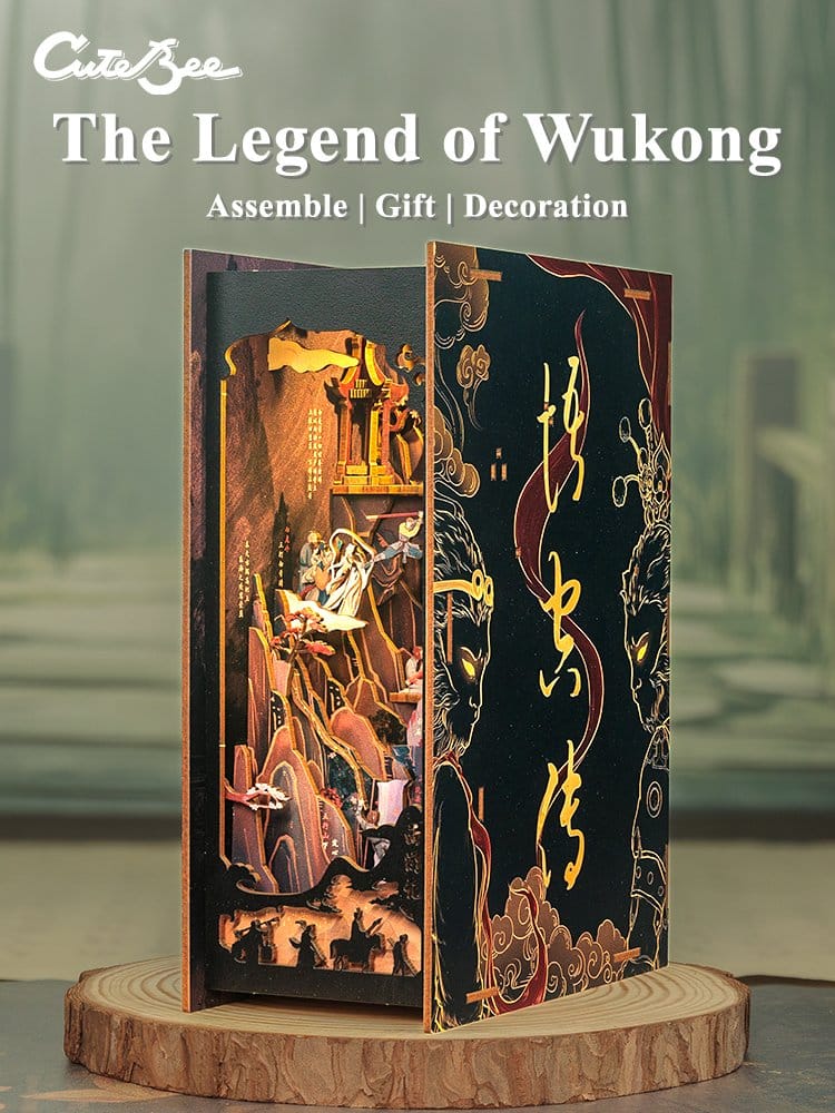 🧪 LAB | SU ORDINAZIONE Book Nook The Legend of Wukong 22 x 8 cm   
