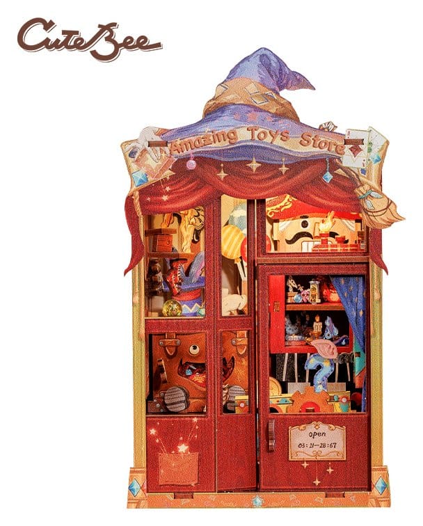 🧪 LAB | SU ORDINAZIONE Book Nook Amazing Toy Store 17 x 12 cm   