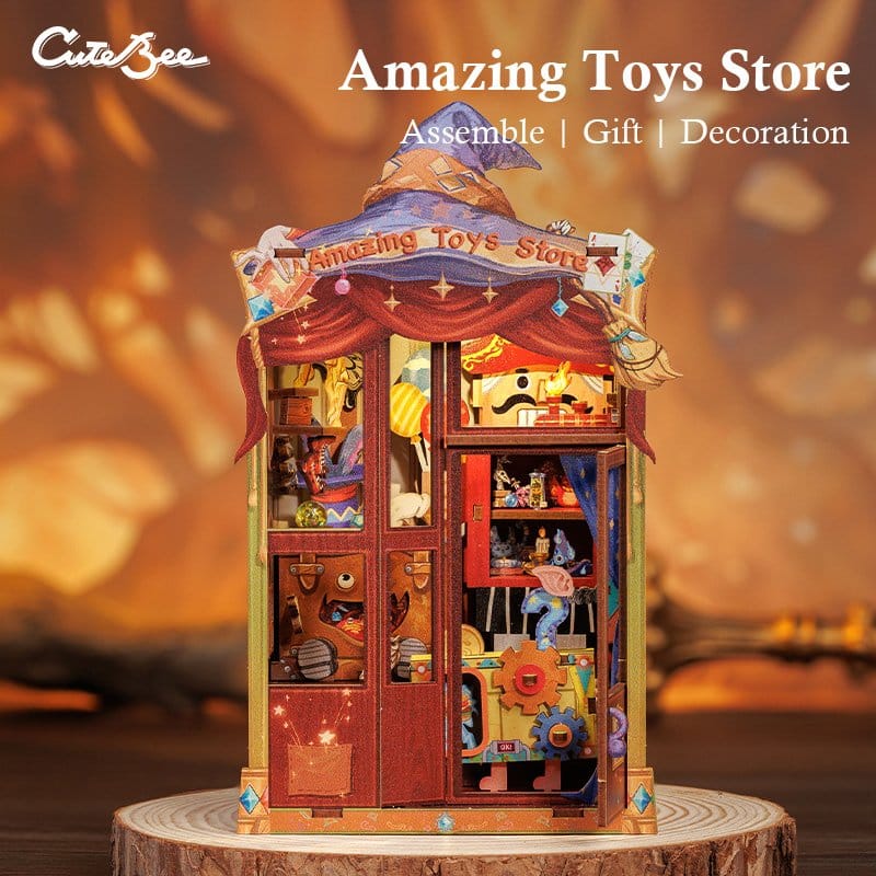 🧪 LAB | SU ORDINAZIONE Book Nook Amazing Toy Store 17 x 12 cm   
