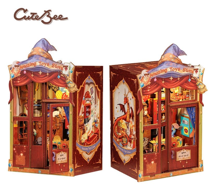 🧪 LAB | SU ORDINAZIONE Book Nook Amazing Toy Store 17 x 12 cm   