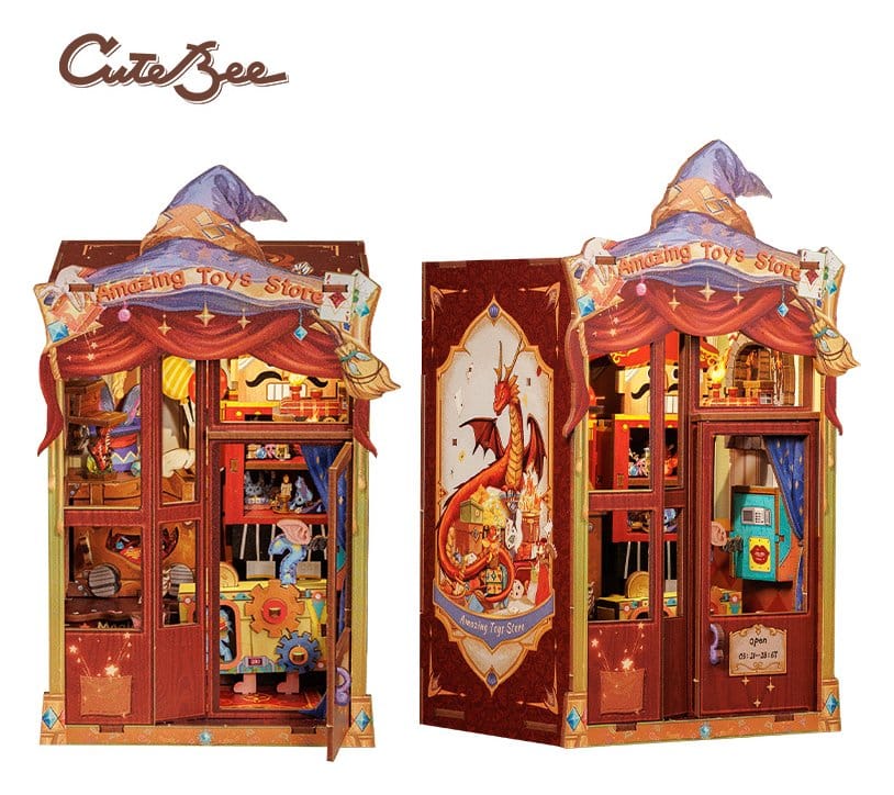 🧪 LAB | SU ORDINAZIONE Book Nook Amazing Toy Store 17 x 12 cm   