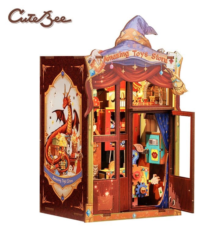 🧪 LAB | SU ORDINAZIONE Book Nook Amazing Toy Store 17 x 12 cm   