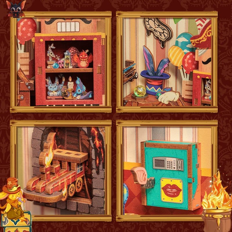 🧪 LAB | SU ORDINAZIONE Book Nook Amazing Toy Store 17 x 12 cm   