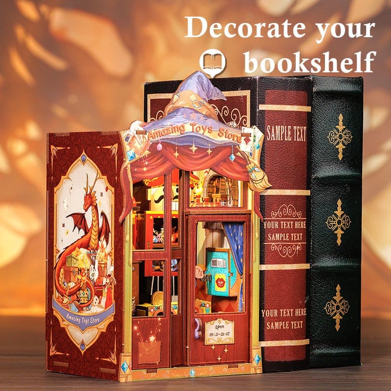 🧪 LAB | SU ORDINAZIONE Book Nook Amazing Toy Store 17 x 12 cm   