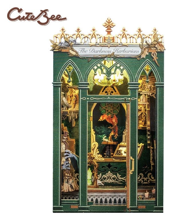 🧪 LAB | SU ORDINAZIONE Book Nook The Darkness Herbarium 17 x 12 cm 