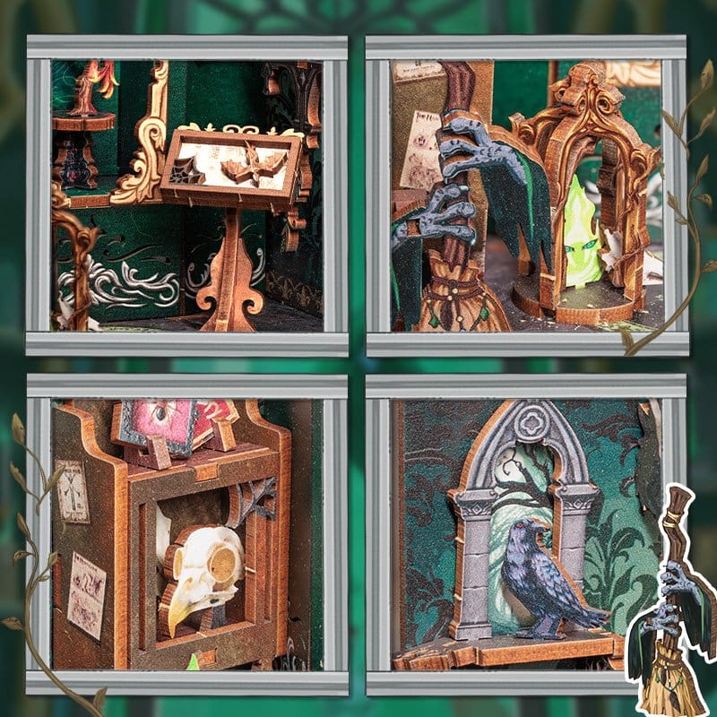 🧪 LAB | SU ORDINAZIONE Book Nook The Darkness Herbarium 17 x 12 cm 