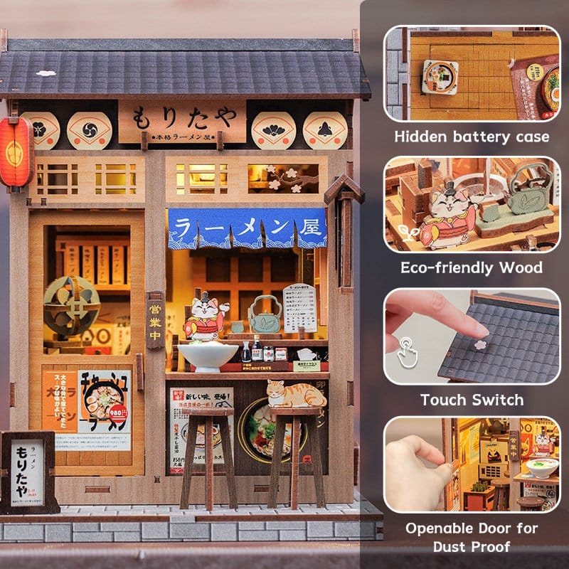 🧪 LAB | SU ORDINAZIONE Miniature House Model Kit Morita-Ya 21 x 16 cm  