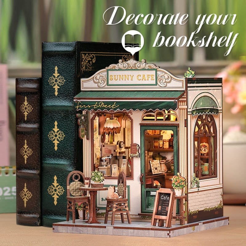 🧪 LAB | SU ORDINAZIONE Miniature House Model Kit Sunny Cafe 20 x 16 cm  