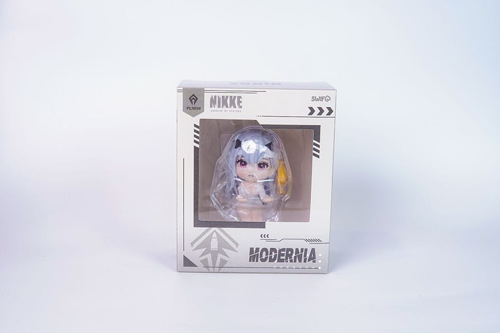 SU ORDINAZIONE Goddess of Victory: Nikke Cup Noodle Holder PVC Statue Modernia 8 cm       
