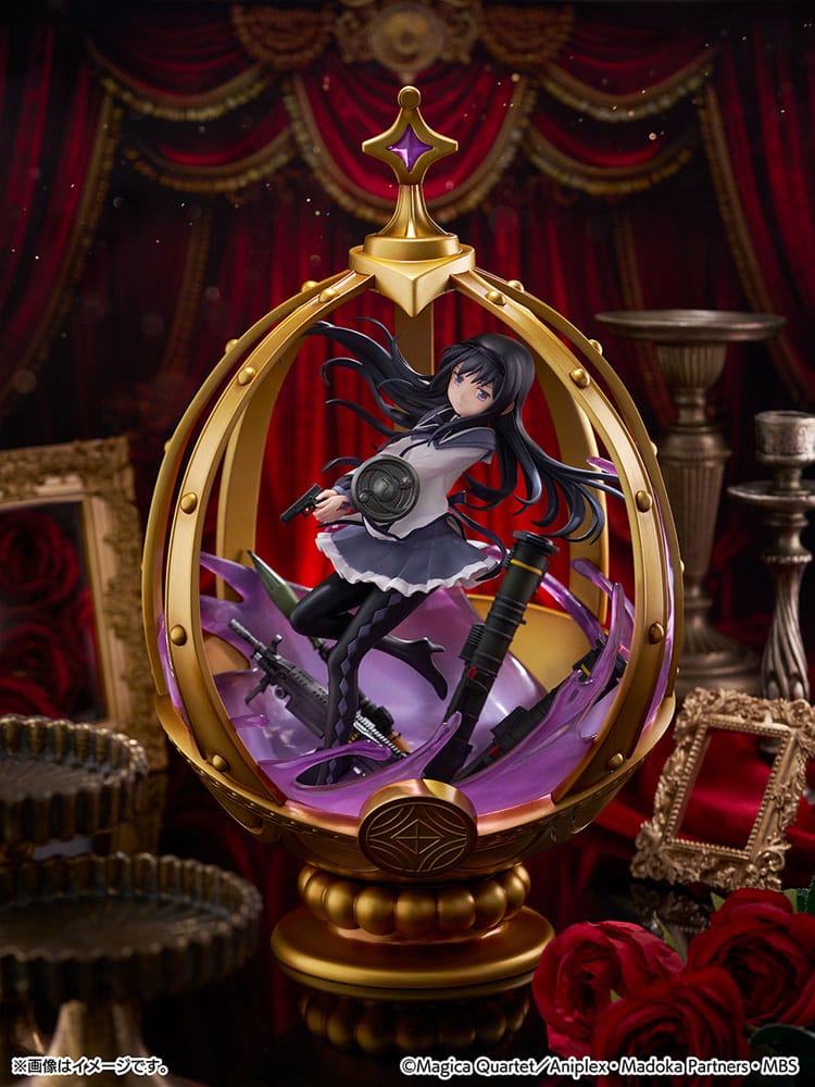 PREORDINE 08/2026 Puella Magi Madoka Magica PVC Statue 1/7 Akemi Homura 26 cm(PREORDINE NON CANCELLABILE)