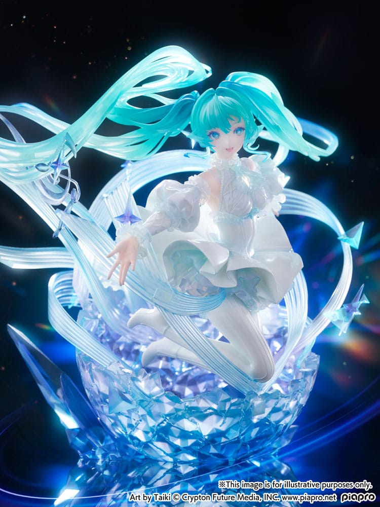 PREORDINE+ 12/2026 Hatsune Miku PVC Statue 1/7 Hatsune Miku - Crystal Dress Ver. 22 cm
