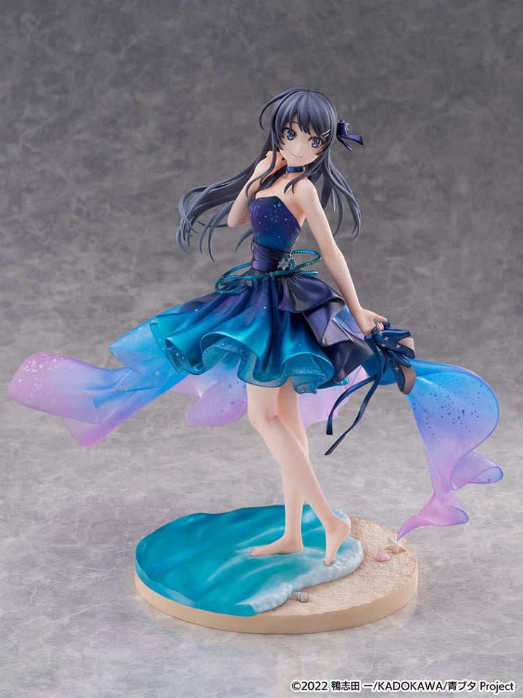 PREORDINE CHIUSO 05/2026 Rascal Does Not Dream of Bunny Girl Senpai PVC Statue 1/7 Mai Sakurajima Starry night sky Ver. 25 cm (PREORDINE NON CANCELLABILE)