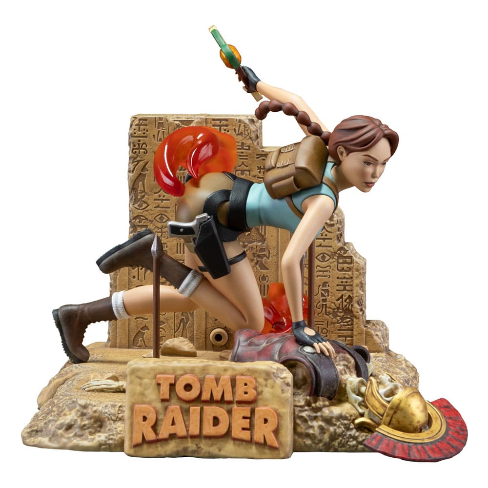 SU ORDINAZIONE Tomb Raider 1996 PVC Statue Lara Croft Classic Era 17 cm