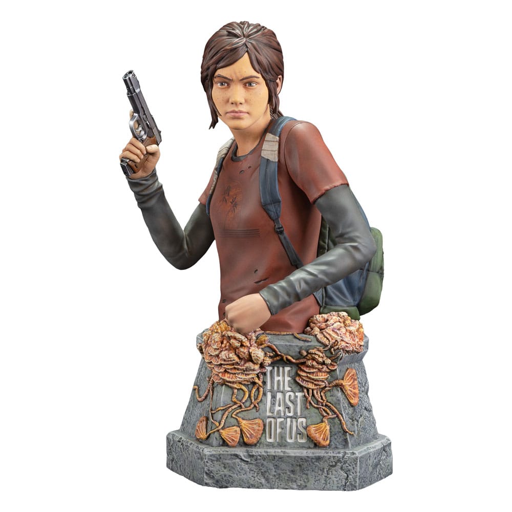 SU ORDINAZIONE The Last of Us Bust Ellie with Handgun Bust 19 cm