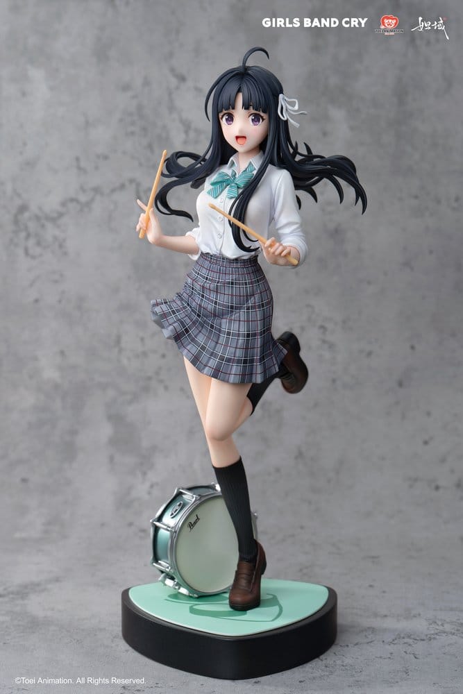 PREORDINE+ 09/2026 Girls Band Cry Natsu wo Mankitsu shite Sakebe Series No. 2 PVC Statue 1/7 Subaru Awa 26 cm