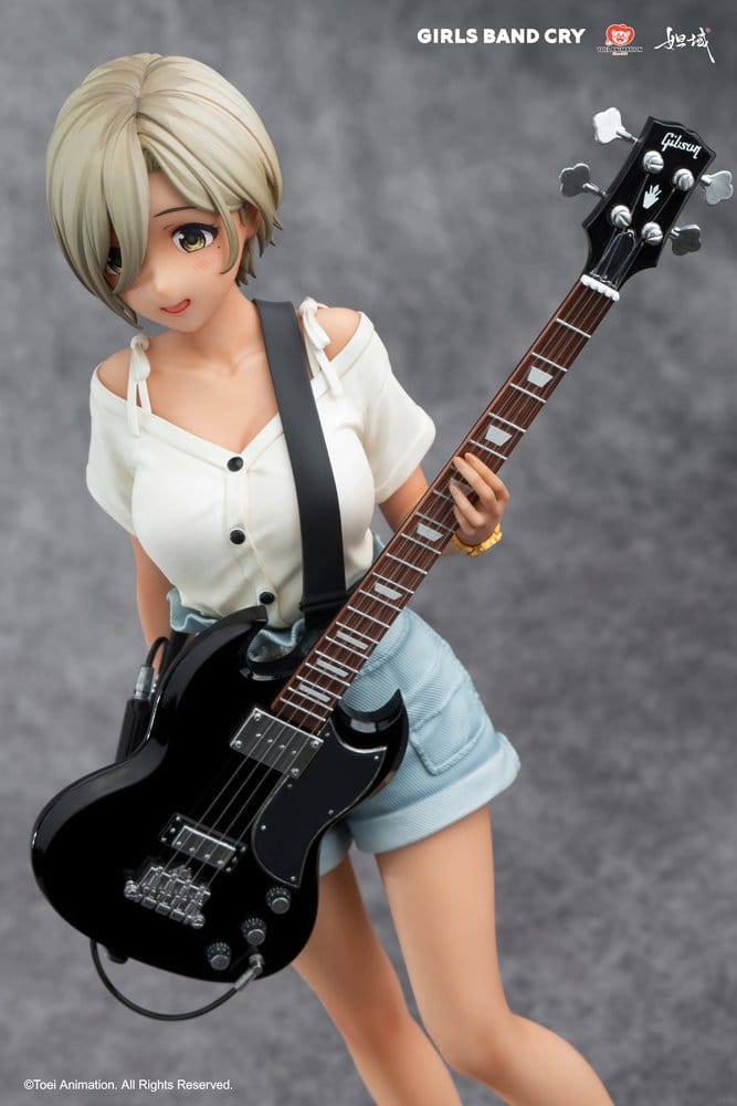 PREORDINE+ 07/2027 Girls Band Cry Natsu wo Mankitsu shite Sakebe Series No. 3 PVC Statue 1/7 Rupa 26 cm