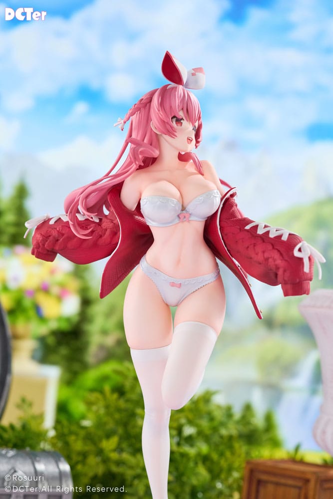 PREORDINE+ 04/2026 Rosuuri Original Character PVC Statue 1/7 White Rabbit Rosu Swimsuit Ver. 25 cm