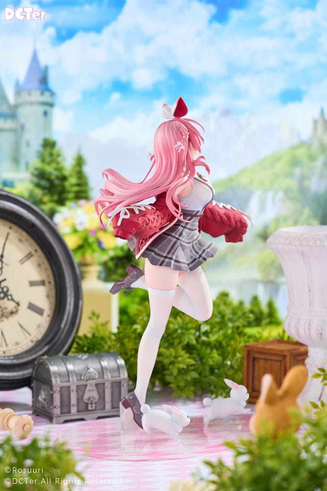 PREORDINE+ 04/2026 Rosuuri Original Character PVC Statue 1/7 White Rabbit Rosu Casual Clothes Ver. 25 cm