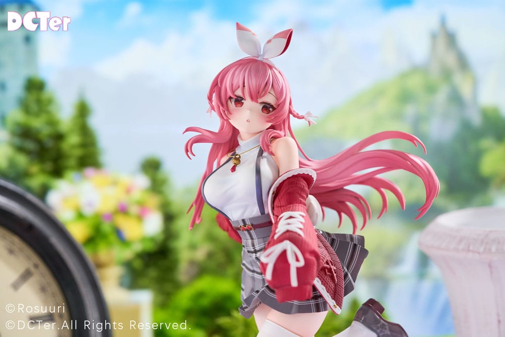 PREORDINE+ 04/2026 Rosuuri Original Character PVC Statue 1/7 White Rabbit Rosu Casual Clothes Ver. 25 cm