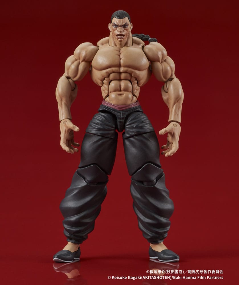 SU ORDINAZIONE Baki Hanma Digaction Action Figure Retsu Kaioh 7 cm     