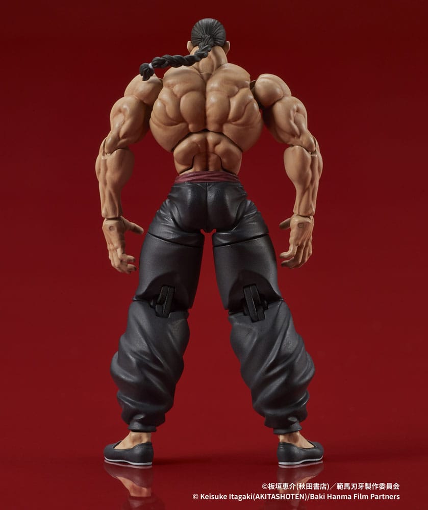 SU ORDINAZIONE Baki Hanma Digaction Action Figure Retsu Kaioh 7 cm     