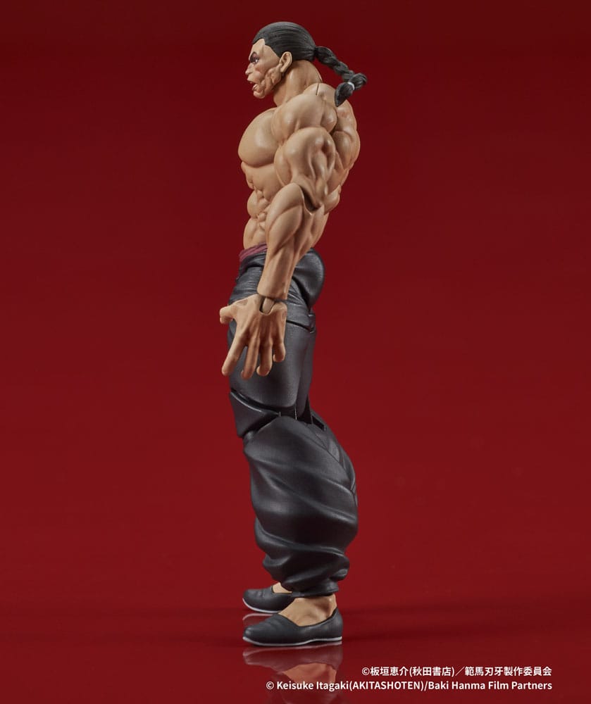 SU ORDINAZIONE Baki Hanma Digaction Action Figure Retsu Kaioh 7 cm     