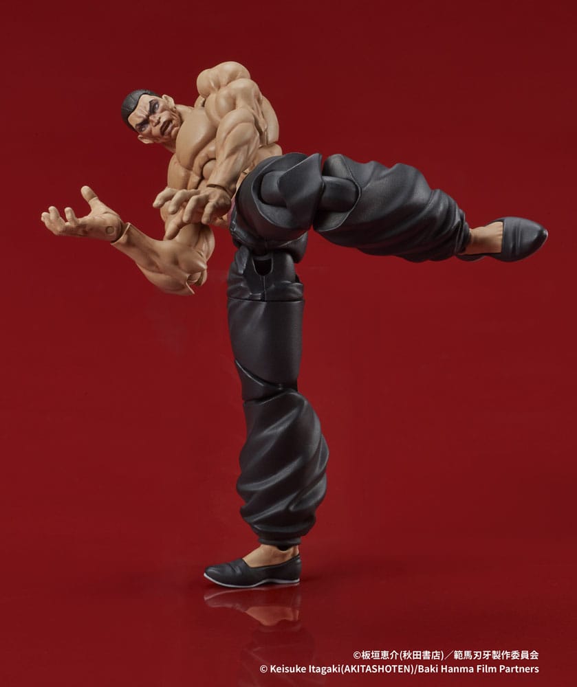 SU ORDINAZIONE Baki Hanma Digaction Action Figure Retsu Kaioh 7 cm     