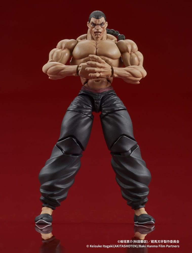 SU ORDINAZIONE Baki Hanma Digaction Action Figure Retsu Kaioh 7 cm     
