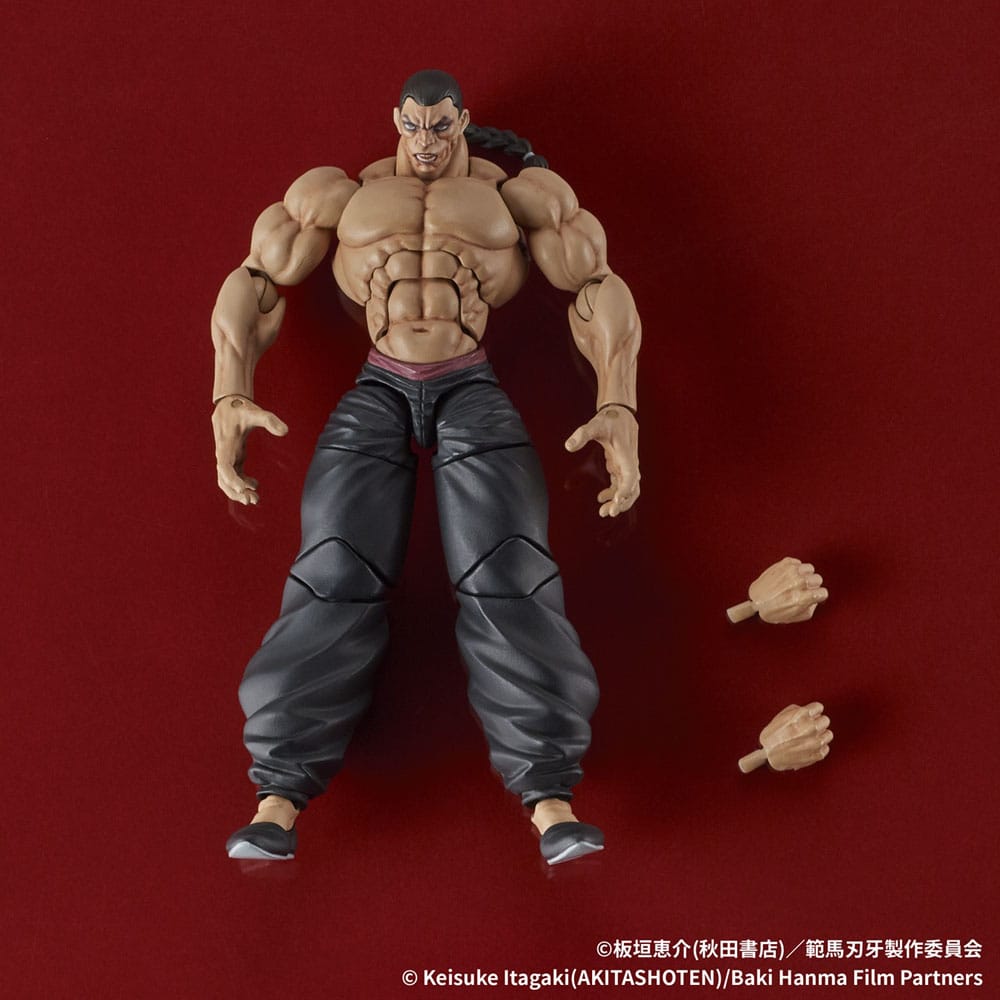 SU ORDINAZIONE Baki Hanma Digaction Action Figure Retsu Kaioh 7 cm     