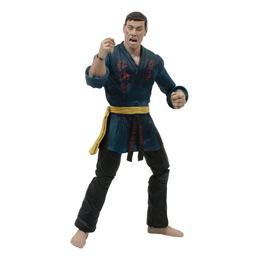 SU ORDINAZIONE Jean-Claude Van Damme Deluxe Action Figure Blue Gi Version 18 cm ESAURITO