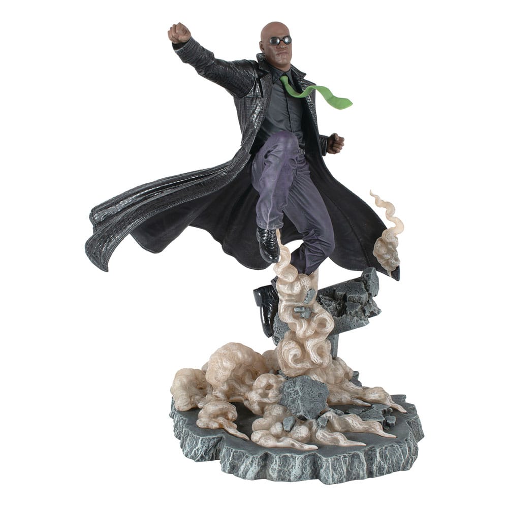 PREORDINE ESAURITO The Matrix Gallery Deluxe PVC Statue Morpheus 30 cm