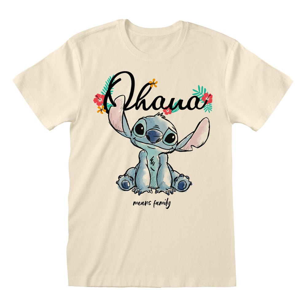 SU ORDINAZIONE Lilo & Stitch T-Shirt Ohana Means Family  Size S