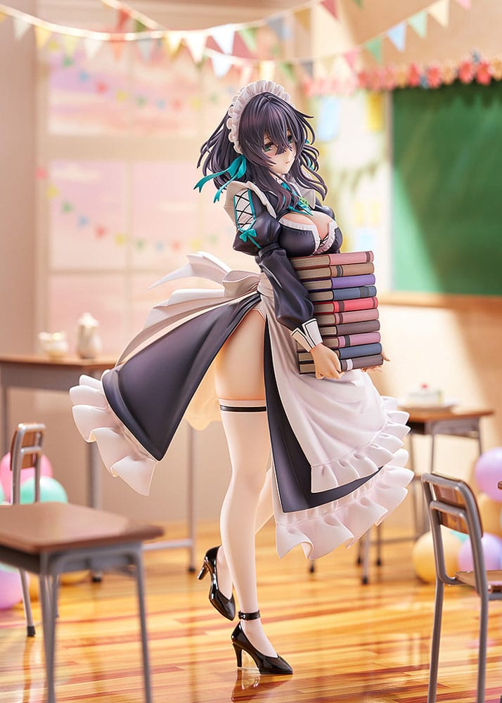 PREORDINE+ 02/2026 Original Illustration PVC Statue 1/6 Maid Maison Hanikami Kanojo Hikage Chigami Illustration by Piromizu 28 cm