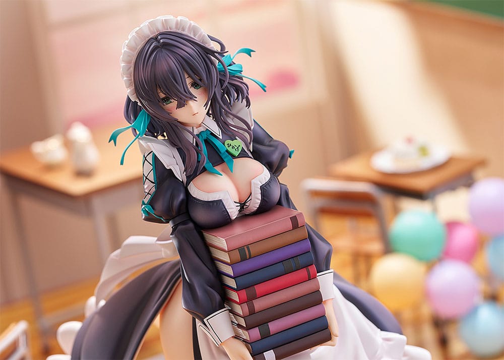 PREORDINE+ 02/2026 Original Illustration PVC Statue 1/6 Maid Maison Hanikami Kanojo Hikage Chigami Illustration by Piromizu 28 cm