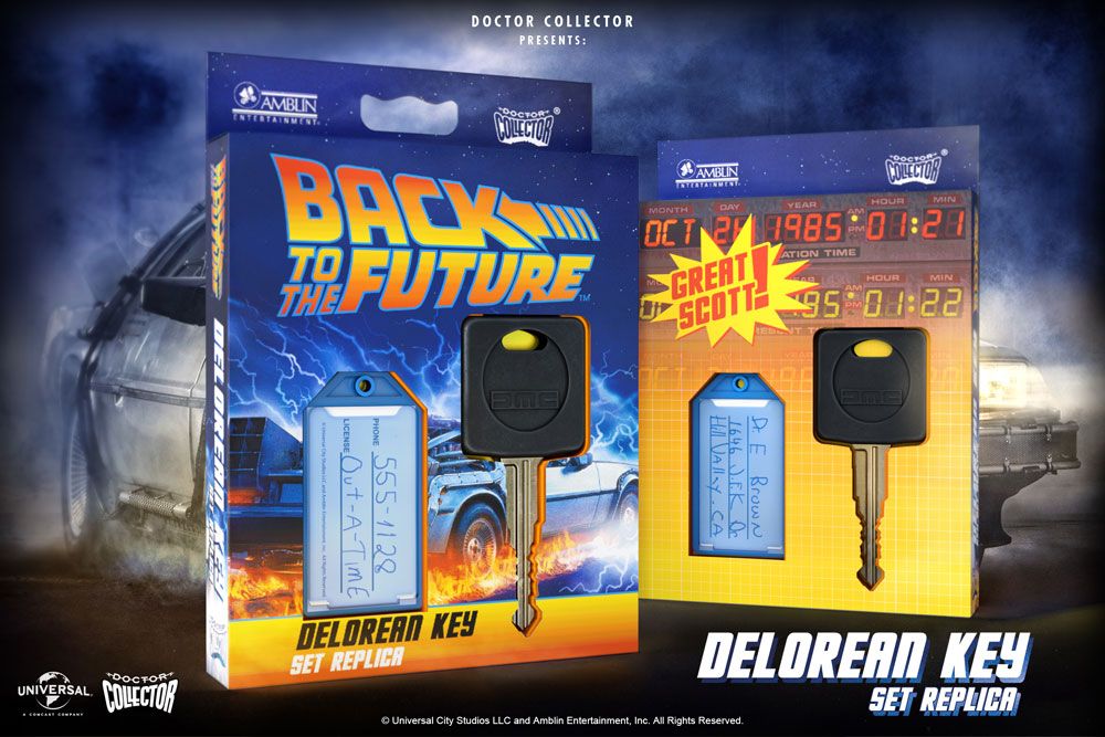 SU ORDINAZIONE Back To The Future Replica 1/1 DeLorean Key