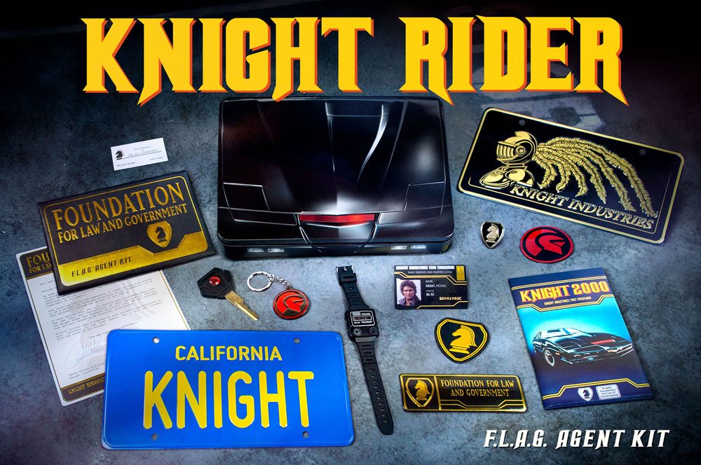SU ORDINAZIONE Knight Rider Gift Box F.L.A.G Agent Kit