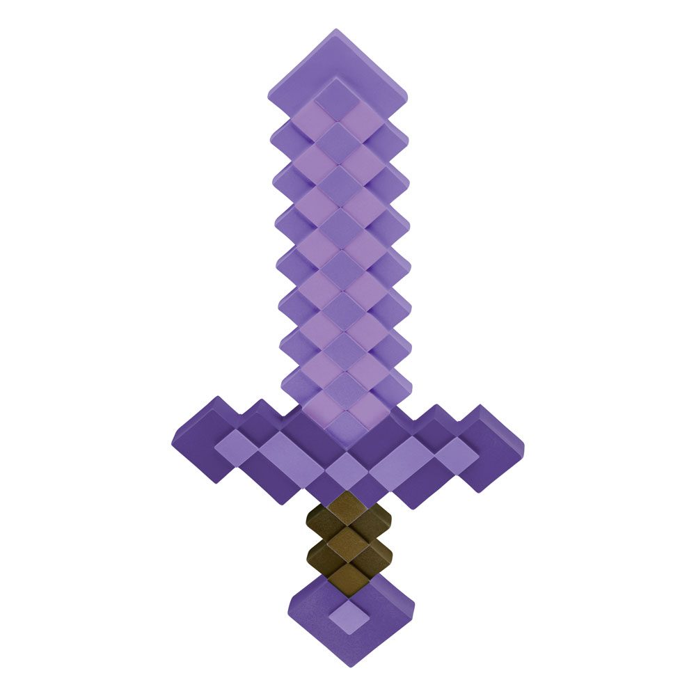 Minecraft-Kunststoffreplik: Verzaubertes Schwert, 51 cm, auf Bestellung gefertigt