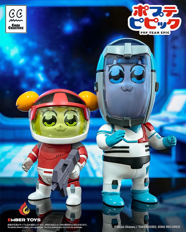 PREORDINE+ 12/2025 Pop Team Epic Vinyl Figures 2-Pack Chibi Creature Popuko & Pipimi Spacesuit Ver.