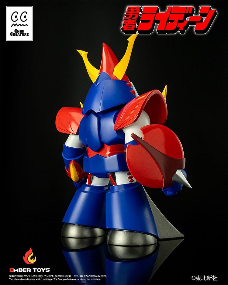 SU ORDINAZIONE Reideen the Brave Vinyl Figure Chibi Creature Reideen 17 cm         