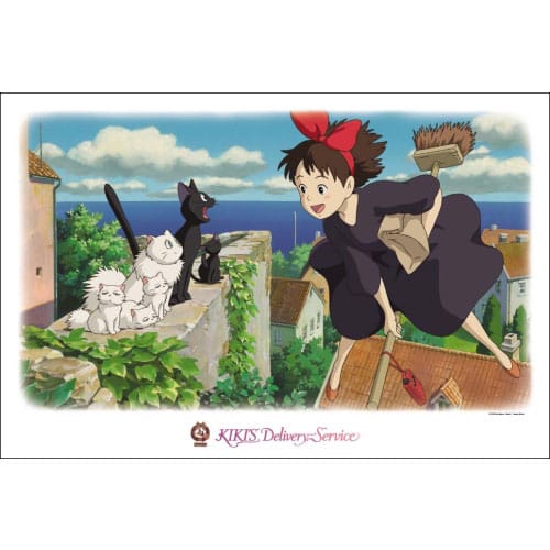 SU ORDINAZIONE Kiki's Delivery Service Jigsaw Puzzle Kiki and the cats (1000 pieces) *PREZZO SPECIALE*