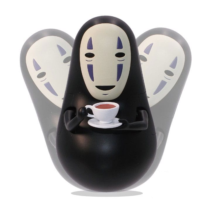 SU ORDINAZIONE Spirited Away Round Bottomed Figurine No Face's coffe time 6 cm
