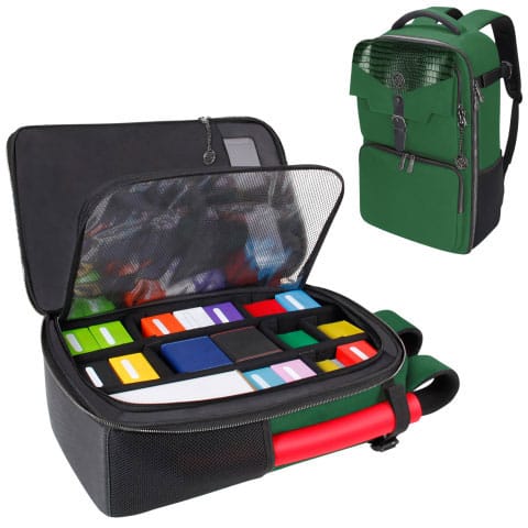 Auf Bestellung gefertigt: Enhance TCG Series Kartenrucksack, Sammleredition, Grün *SONDERPREIS*