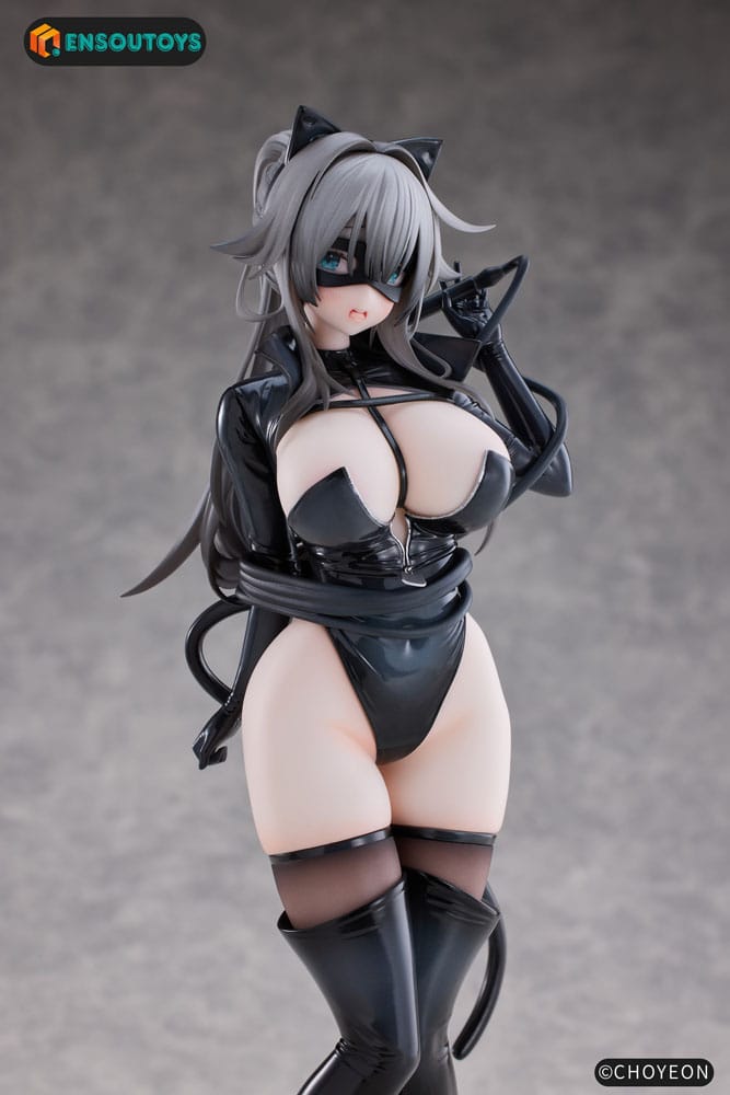 PREORDINE+ 05/2026 K Pring Original Character Statue 1/6 Cat Woman Happy-chan Different Color Edition 27 cm (PREORDINE NON CANCELLABILE)