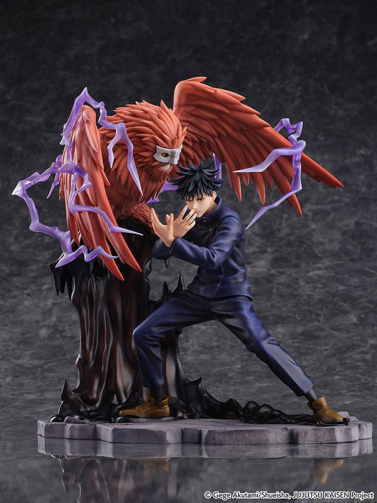 SU ORDINAZIONE Jujutsu Kaisen SHIBUYA SCRAMBLE FIGURE PVC Statue 1/7 Megumi Fushiguro 28 cm