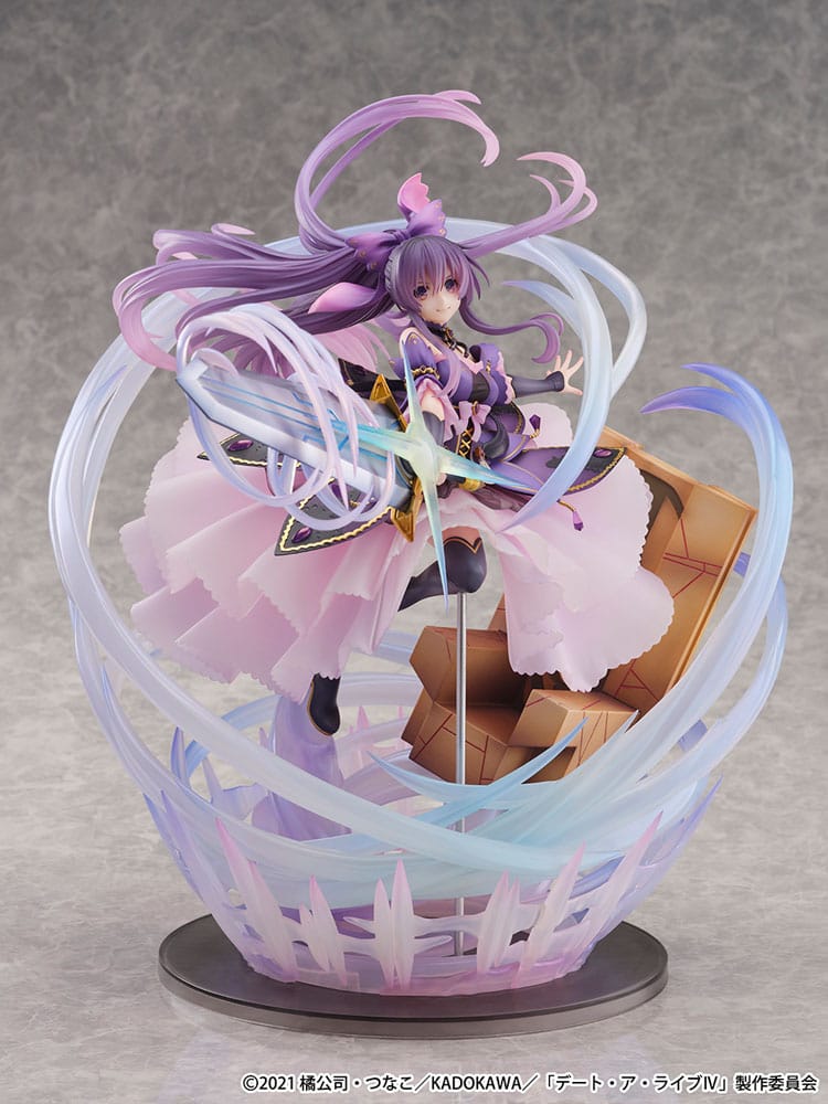 SU ORDINAZIONE Date A Live IV SHIBUYA SCRAMBLE FIGURE PVC Statue 1/6 Tohka Yatogami Princess Amethyst Dress Ver. 32 cm