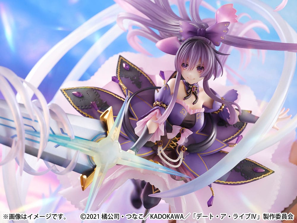 SU ORDINAZIONE Date A Live IV SHIBUYA SCRAMBLE FIGURE PVC Statue 1/6 Tohka Yatogami Princess Amethyst Dress Ver. 32 cm