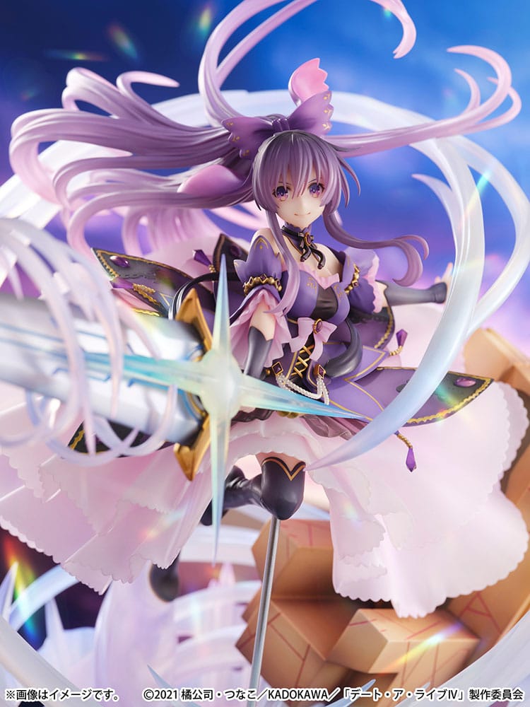 SU ORDINAZIONE Date A Live IV SHIBUYA SCRAMBLE FIGURE PVC Statue 1/6 Tohka Yatogami Princess Amethyst Dress Ver. 32 cm