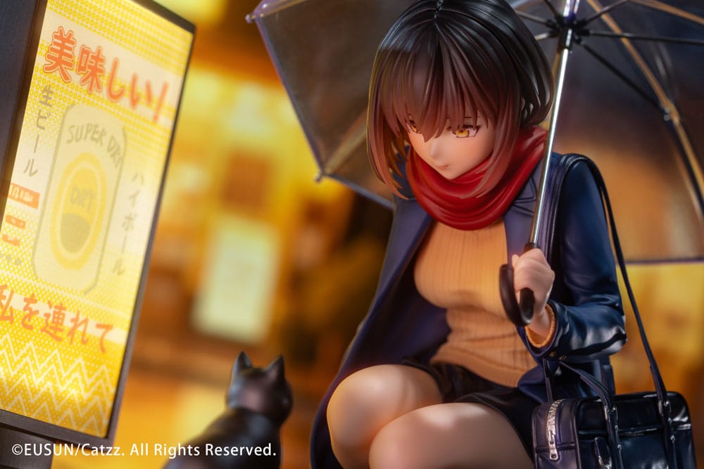 SU ORDINAZIONE Original Character Statue 1/7 Rainy Day - Meeting Illustrated by Catzz 16 cm     